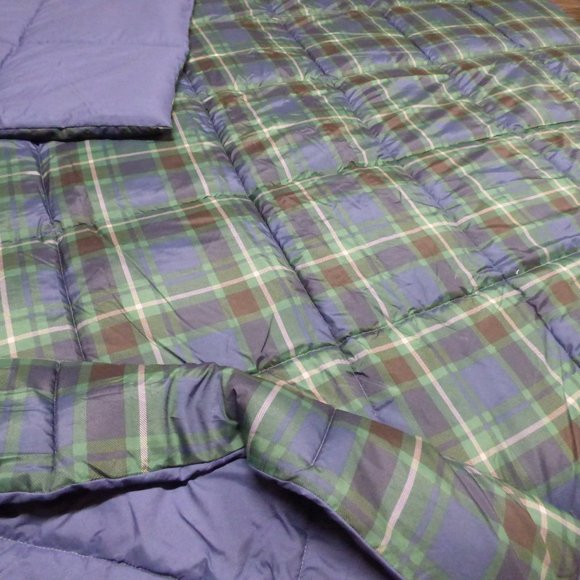 Martha Stewart Reversible Plaid King Comforter - Picture 5 of 5